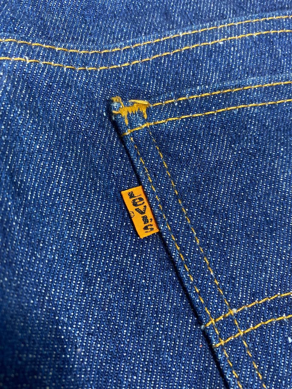 Levi's vintage levis 517 orange tab bootcut denim red velvet lining Size US 34 / EU 50 - 4 Thumbnail