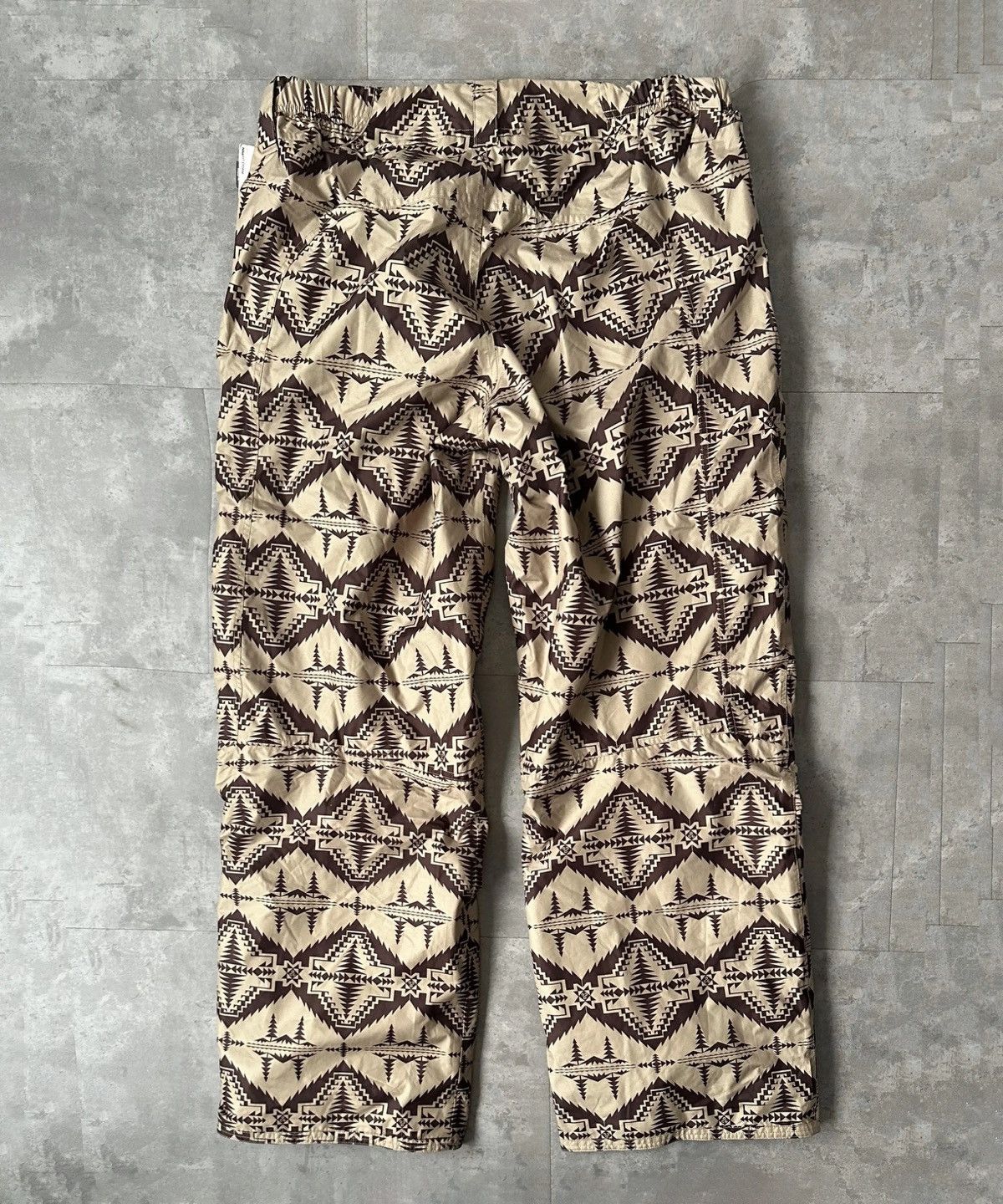 NIKE ACG Ski Pants Trousers Snow Baggy Aztec Brown Cargo