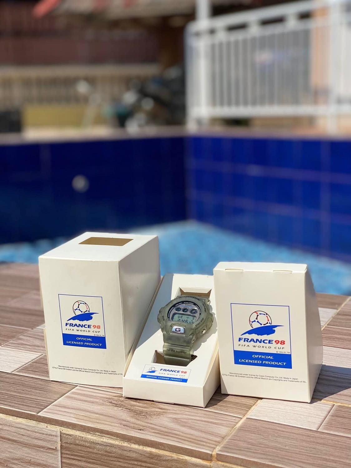 Casio × G Shock × Vintage VINTAGE FIFA FRANCE 98 GSHOCK COLLABORATION VERY  RARE DESIGN | Grailed