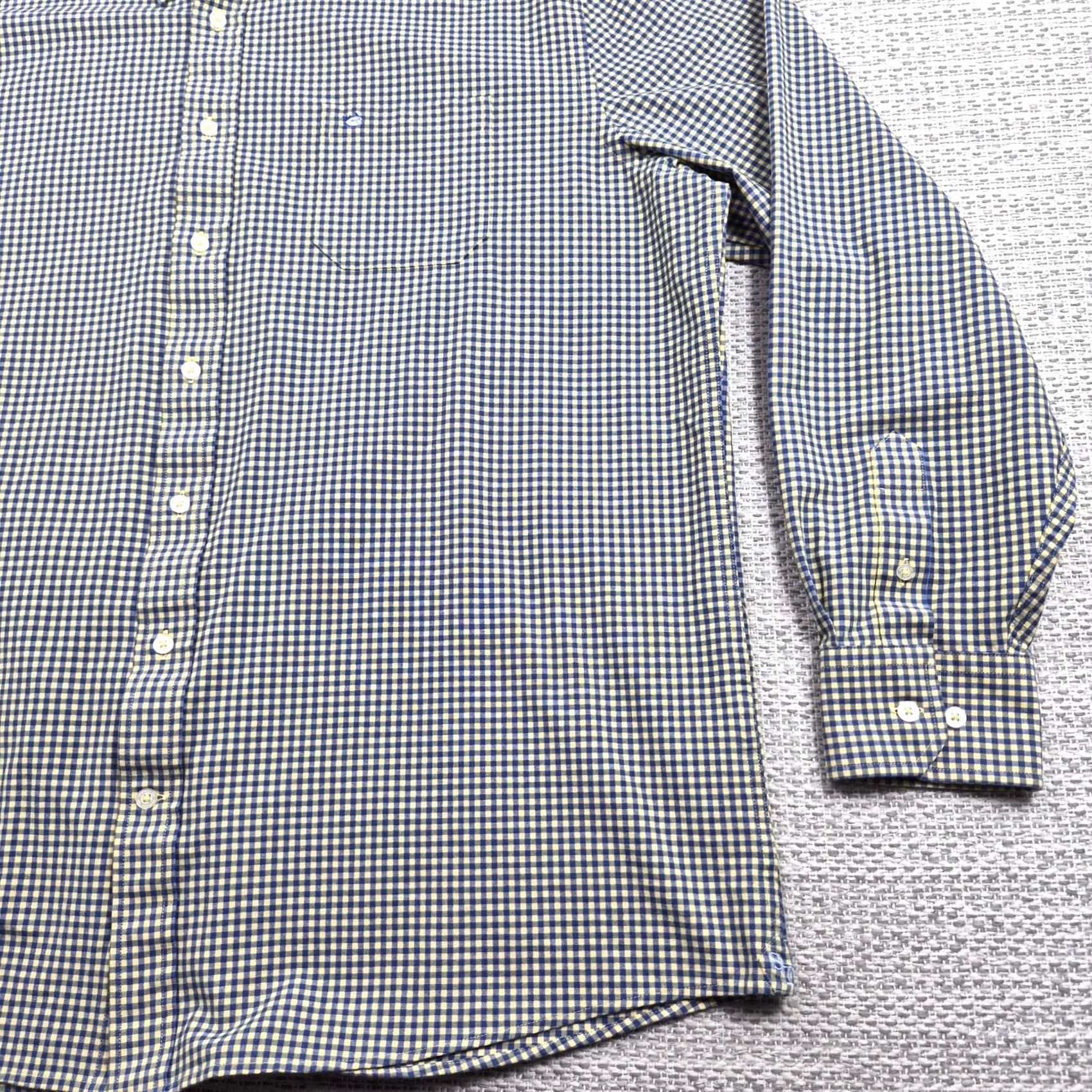 Southern Tide Southern Tide Button Up Shirt Mens 2XL Blue Check Long Sleeve Size US XXL / EU 58 / 5 - 2 Thumbnail