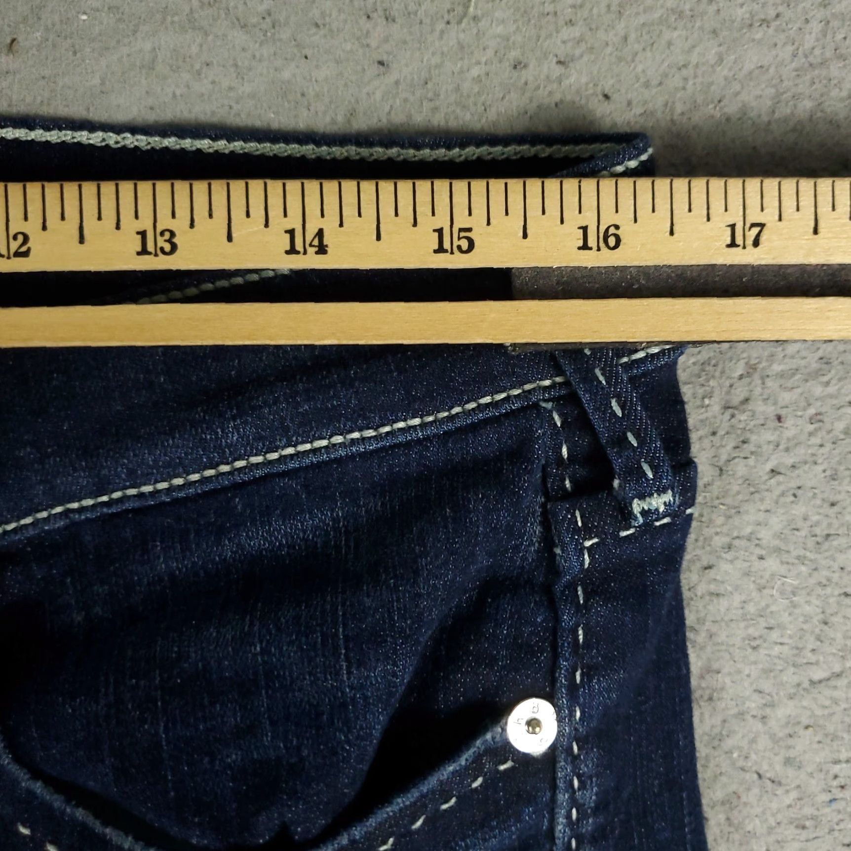 True Religion True Religion Jeans Womens Size 32x29 Blue Becca Bootcut Mid Rise Denim Size 24" / US 00 / IT 34 - 3 Thumbnail