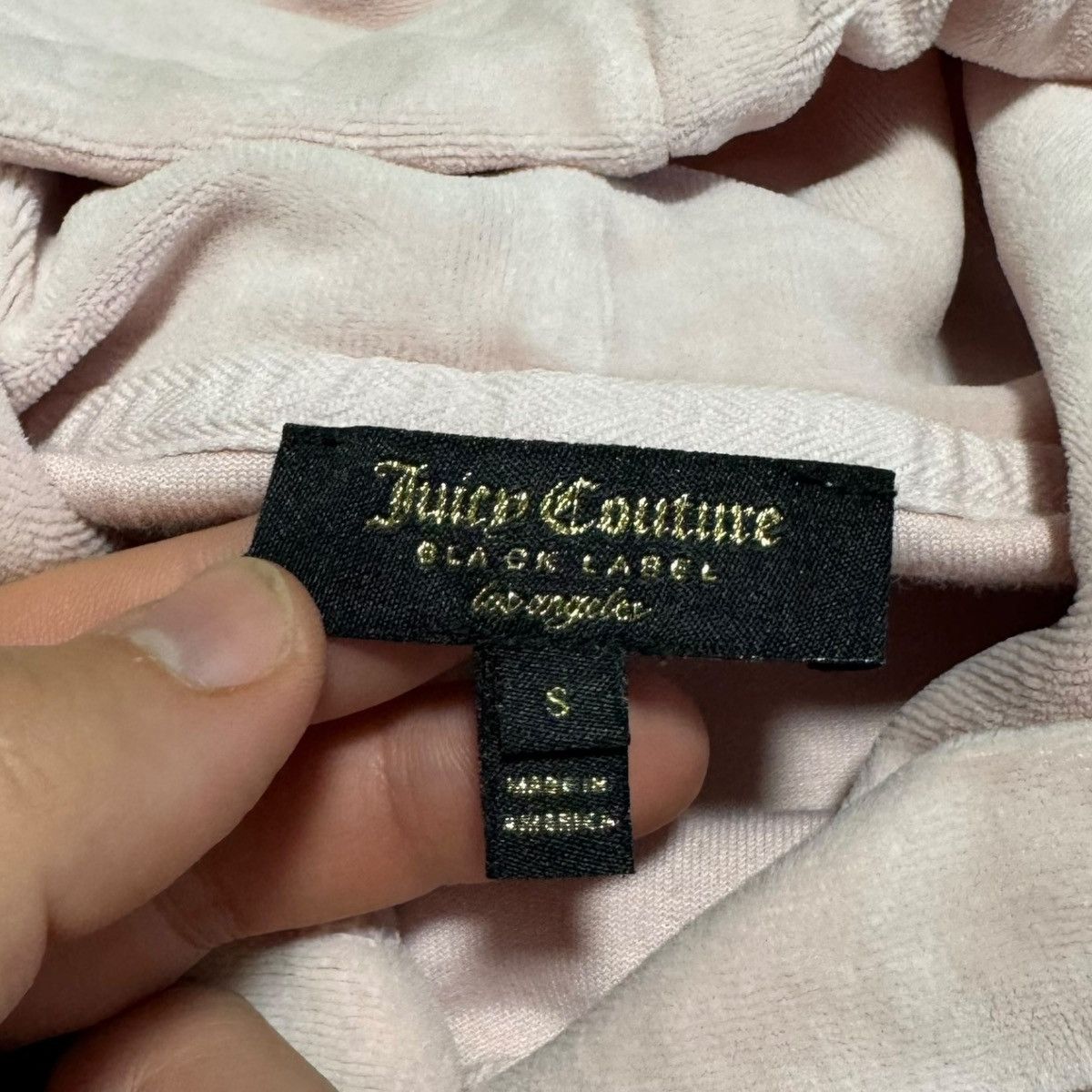 Juicy Couture Juicy Couture Velour Pink Oversized Hoodie Women's Small Size S / US 4 / IT 40 - 4 Thumbnail