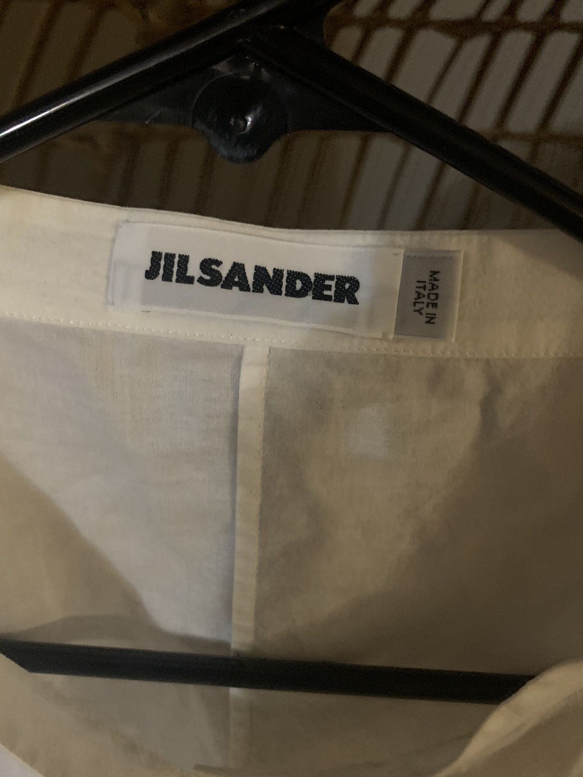 Jil Sander × Vintage Jil Sander White Button Up Sleeveless Top Size S / US 4 / IT 40 - 3 Thumbnail