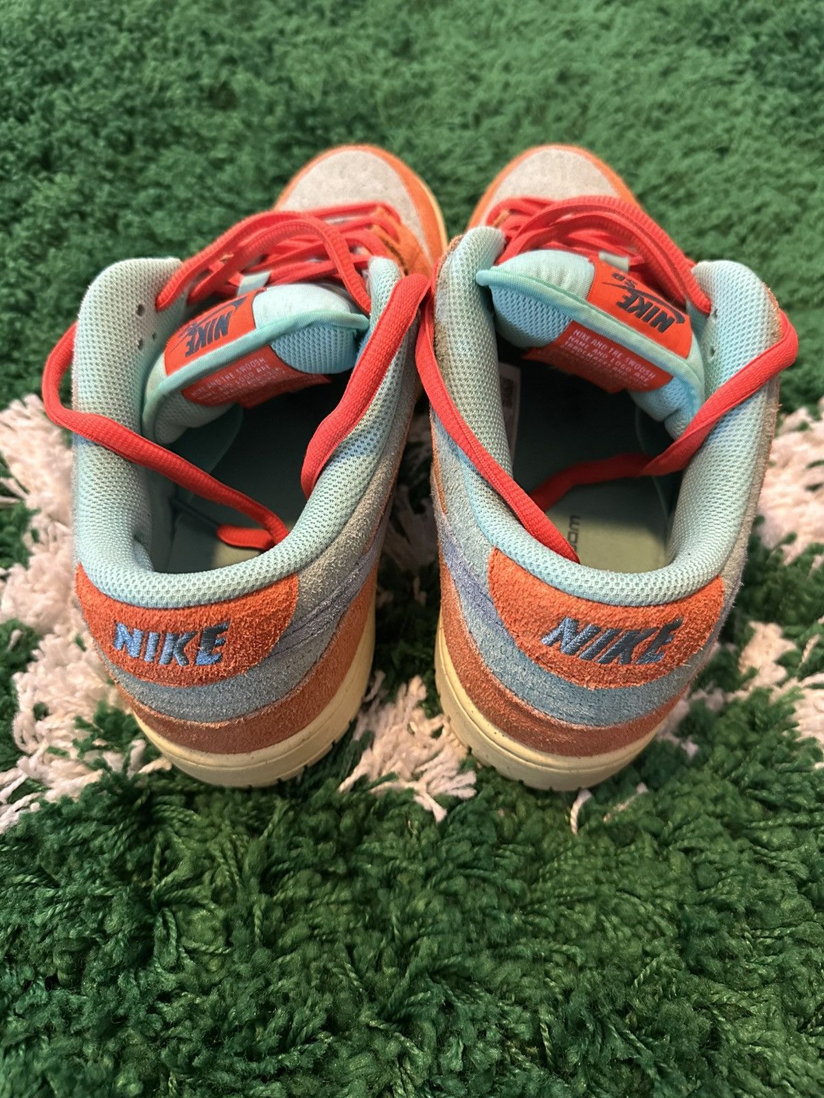 Nike Nike Dunk SB Orange Aqua Sneakers 11 Size US 11 / EU 44 - 4 Thumbnail