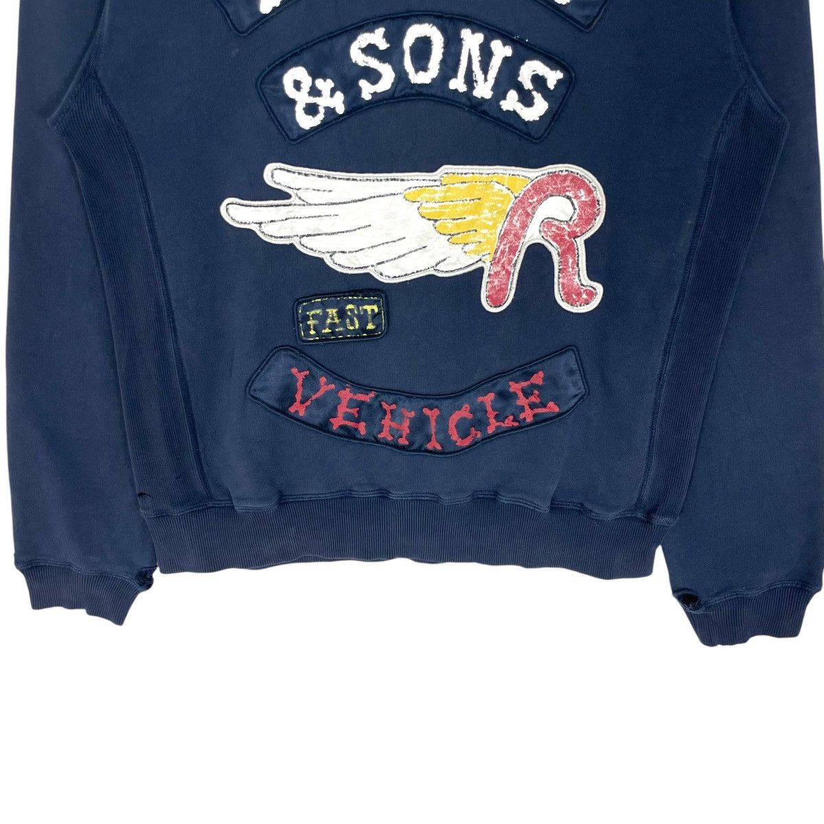 Replay Vintage Replay And Sons Sweatshirt Crewneck Patches Sweater Size US S / EU 44-46 / 1 - 6 Thumbnail