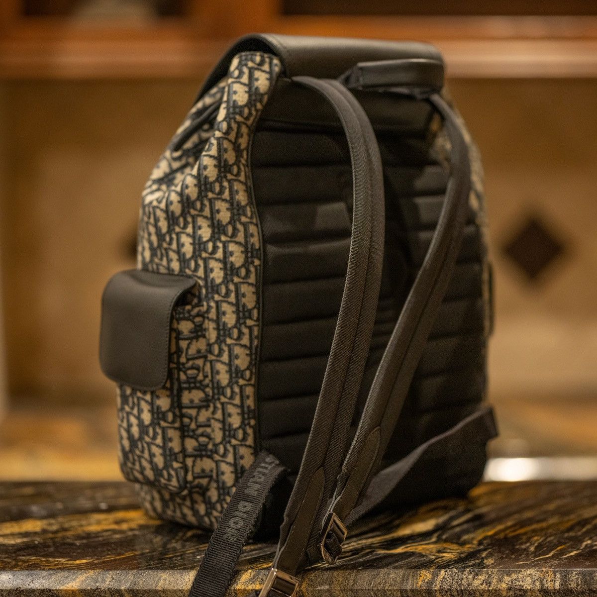 Dior Dior Saddle Monogram Backpack Rare Size ONE SIZE - 4 Thumbnail