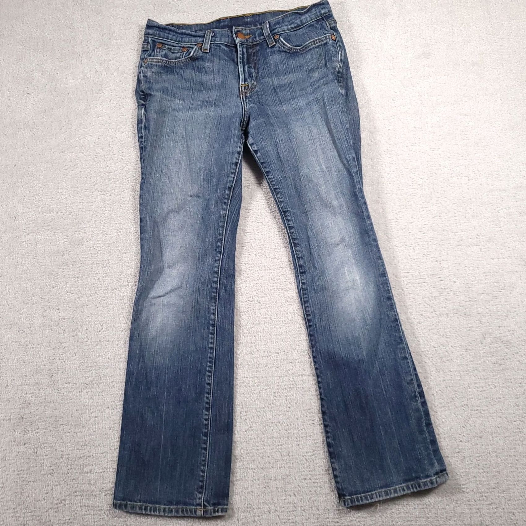 Lucky Brand VINTAGE Lucky Brand Gene Montesano Jeans Women 6 28 Short 29X29 Distressed Boot USA Made Jeans Women 6 XS? Size 28" / US 6 / IT 42 - 2 Thumbnail