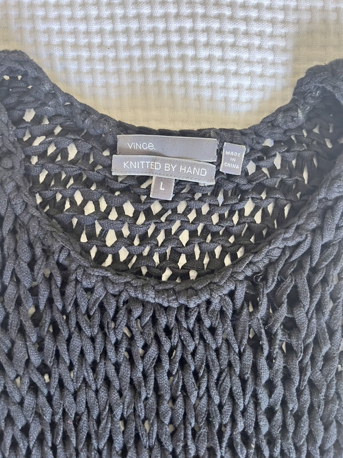 Vince Vince | Hand Open Knit Long Sweater Size L / US 10 / IT 46 - 5 Thumbnail