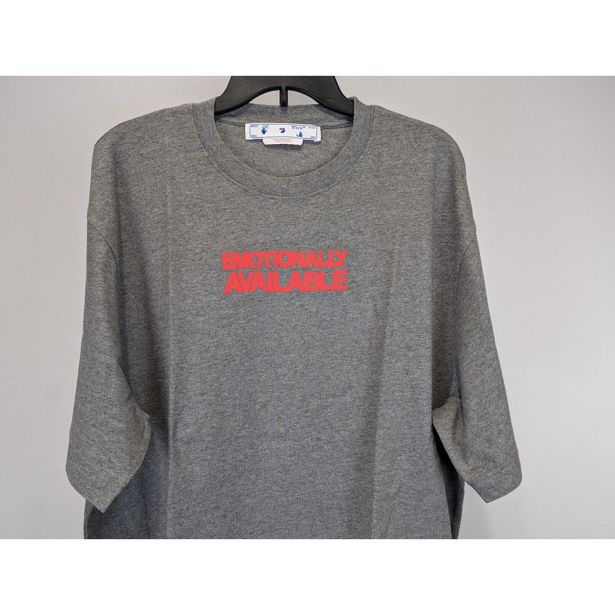 Off-White o1rshd1 Q:2 / Emotion Arrow Over Skate Shirt in Gray Size US L / EU 52-54 / 3 - 4 Thumbnail