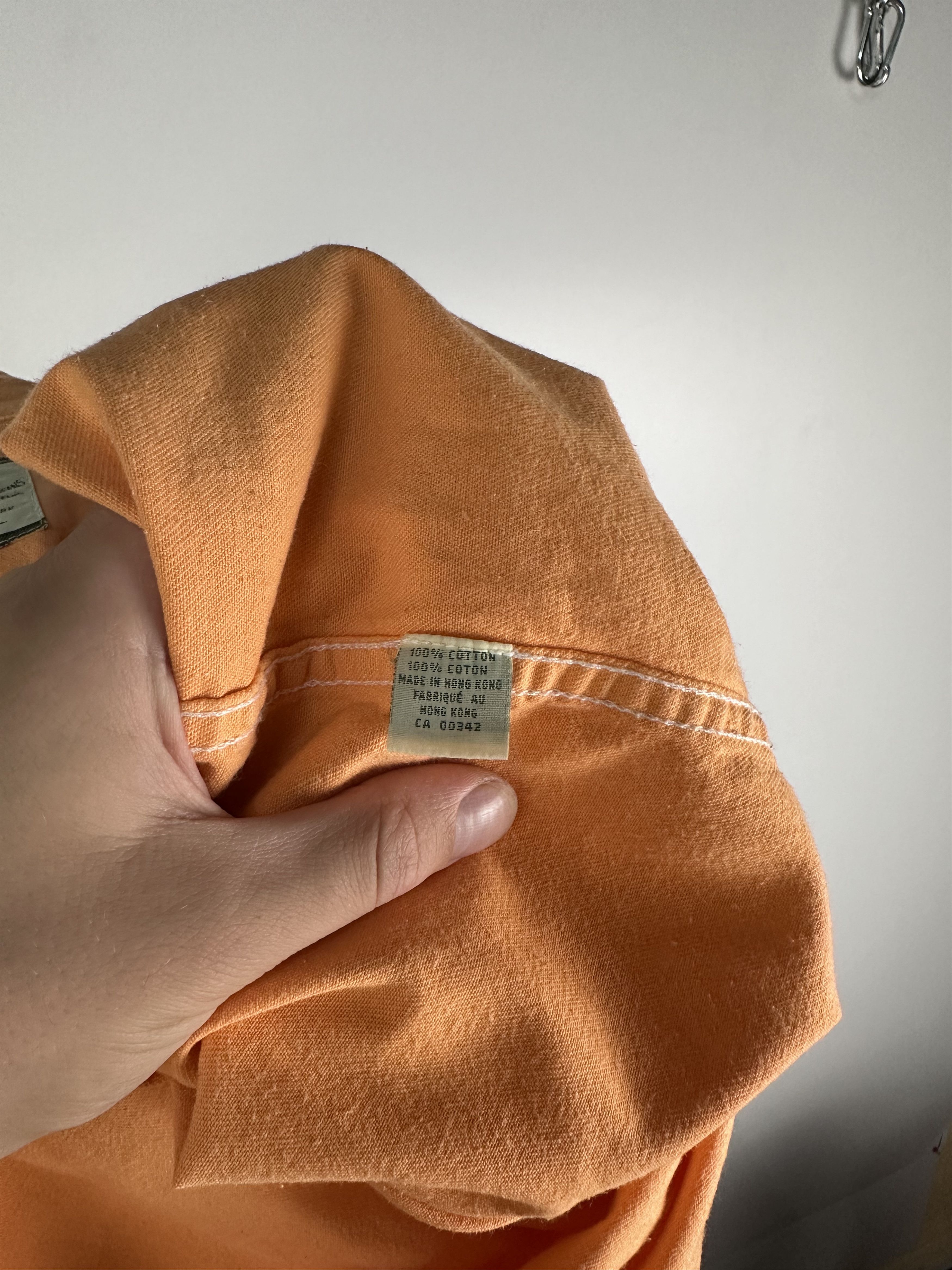 Levi's × Vintage Vintage Levi's Denim Shirt Button Down Orange Men's Size M Size US M / EU 48-50 / 2 - 10 Thumbnail