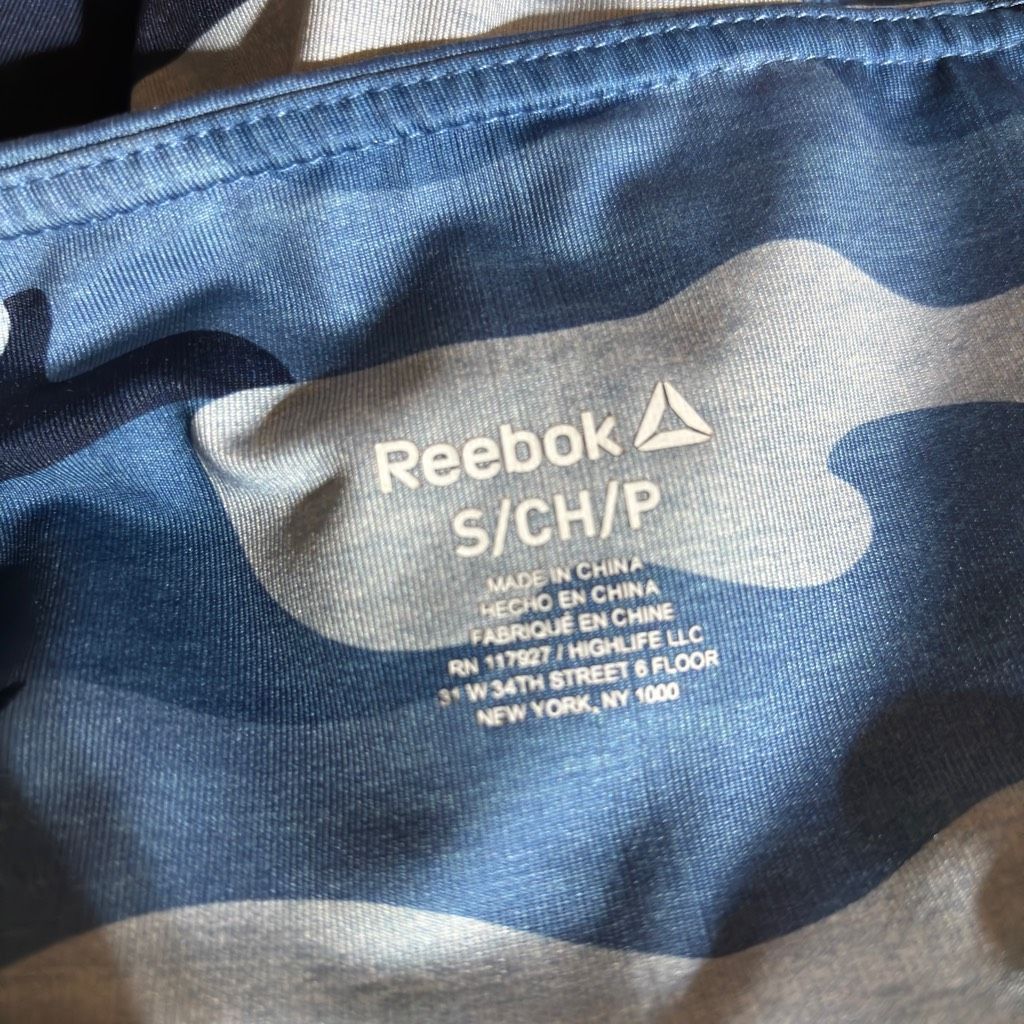 Reebok Reebok High Rise Workout Ready Camo Performance 7/8 Leggings Size 27" / US 4 / IT 40 - 6 Thumbnail