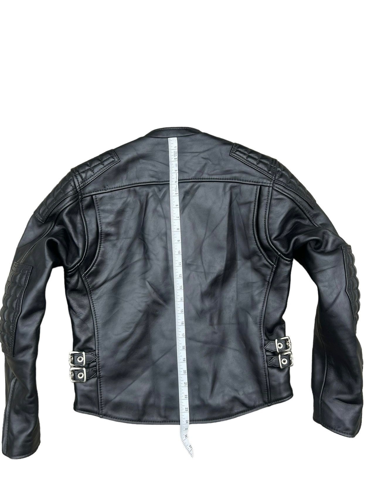 Japanese Brand KADOYA Made in Japan Asymmetrical Black Leather Biker Jacket Size US S / EU 44-46 / 1 - 5 Thumbnail