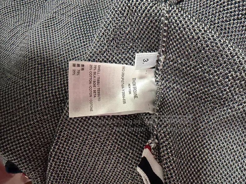 Thom Browne Thom Browne Plaid Long Sleeve Knit Sweater Size US L / EU 52-54 / 3 - 4 Thumbnail