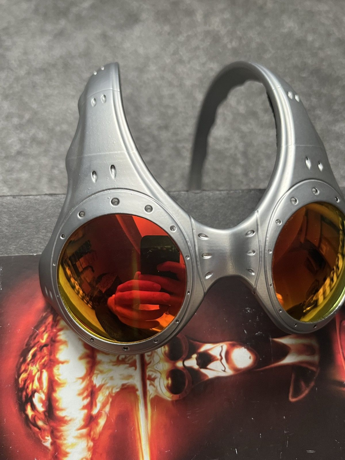 Oakley 2000 Oakley Over The Top FMJ Grey Fire Iridium