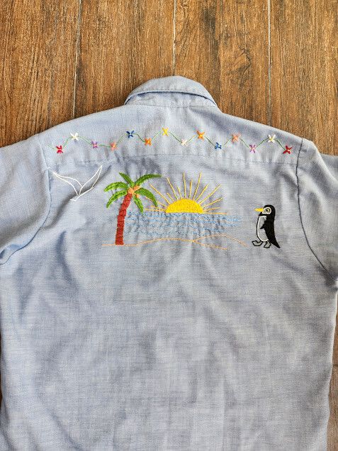 Levi's Vintage Clothing Levis Chambray Orange Tag Size US S / EU 44-46 / 1 - 7 Thumbnail