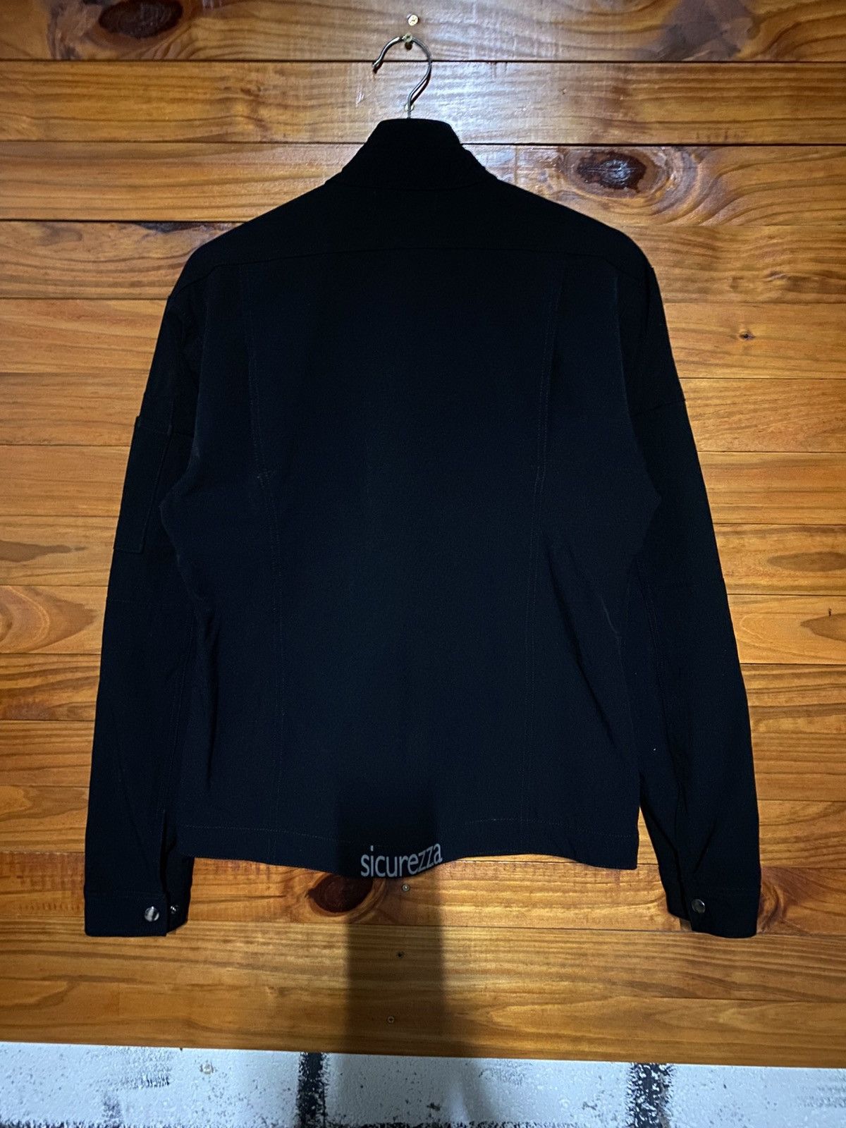 Japanese Brand Vintage Sicurezza Black Softshell Jacket Japanese Techwear Size US S / EU 44-46 / 1 - 7 Thumbnail