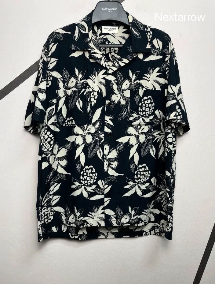 Saint Laurent Paris × Yves Saint Laurent Saint Laurent SLP genuine short sleeved shirt2412-Nextarrow Size US XXS / EU 40 - 1 Thumbnail