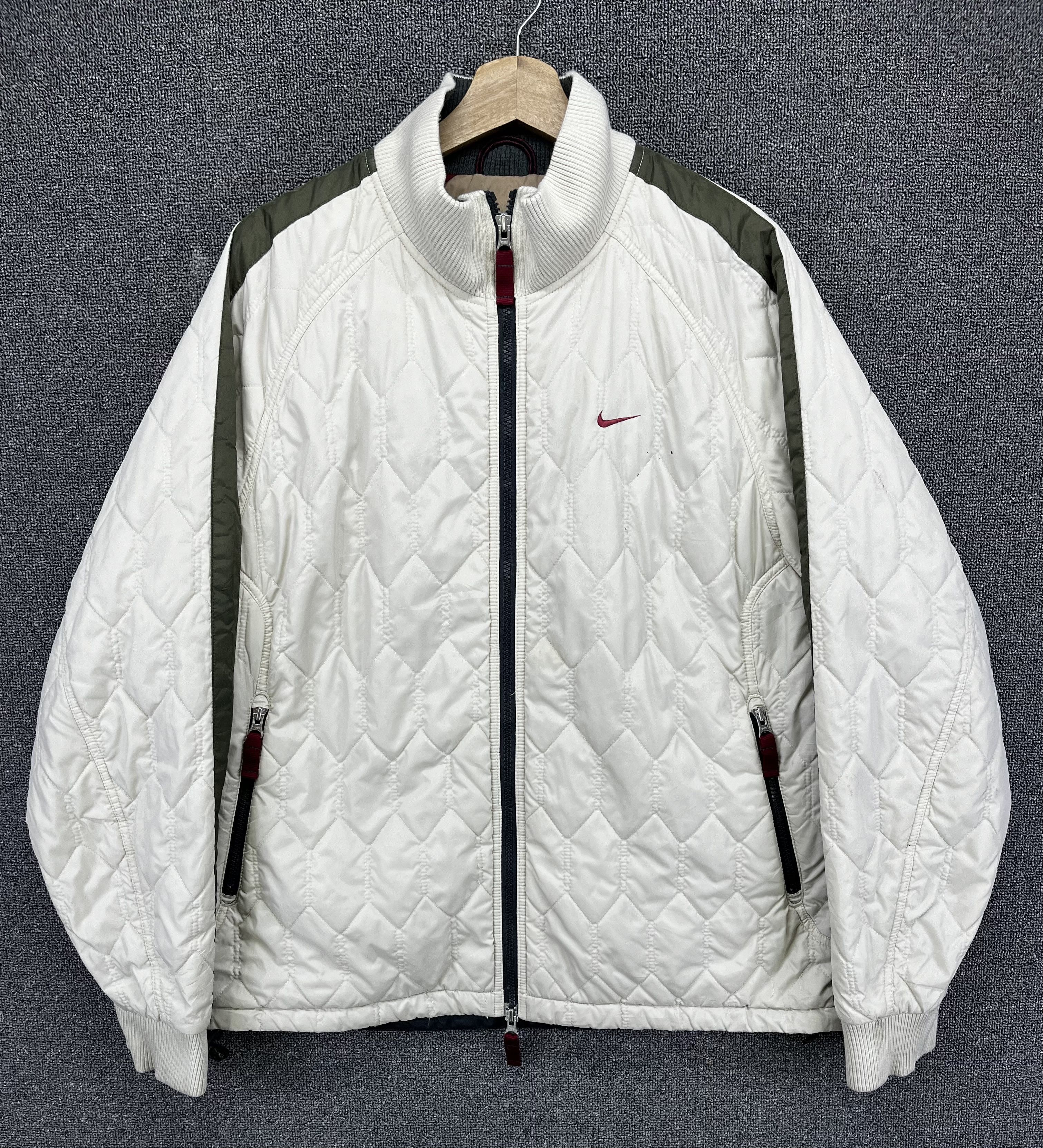 Vintage Nike Quilted Zip Up Rare Jacket