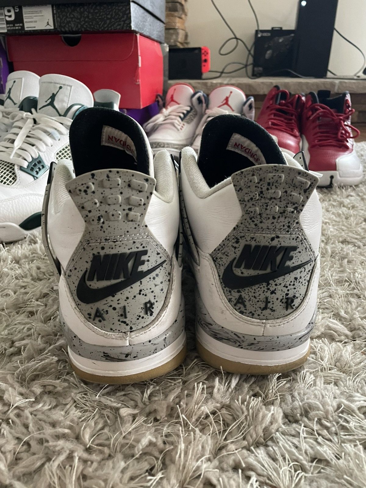 Jordan Brand Jordan 4 White Cement 2016 Size US 10 / EU 43 - 6 Thumbnail