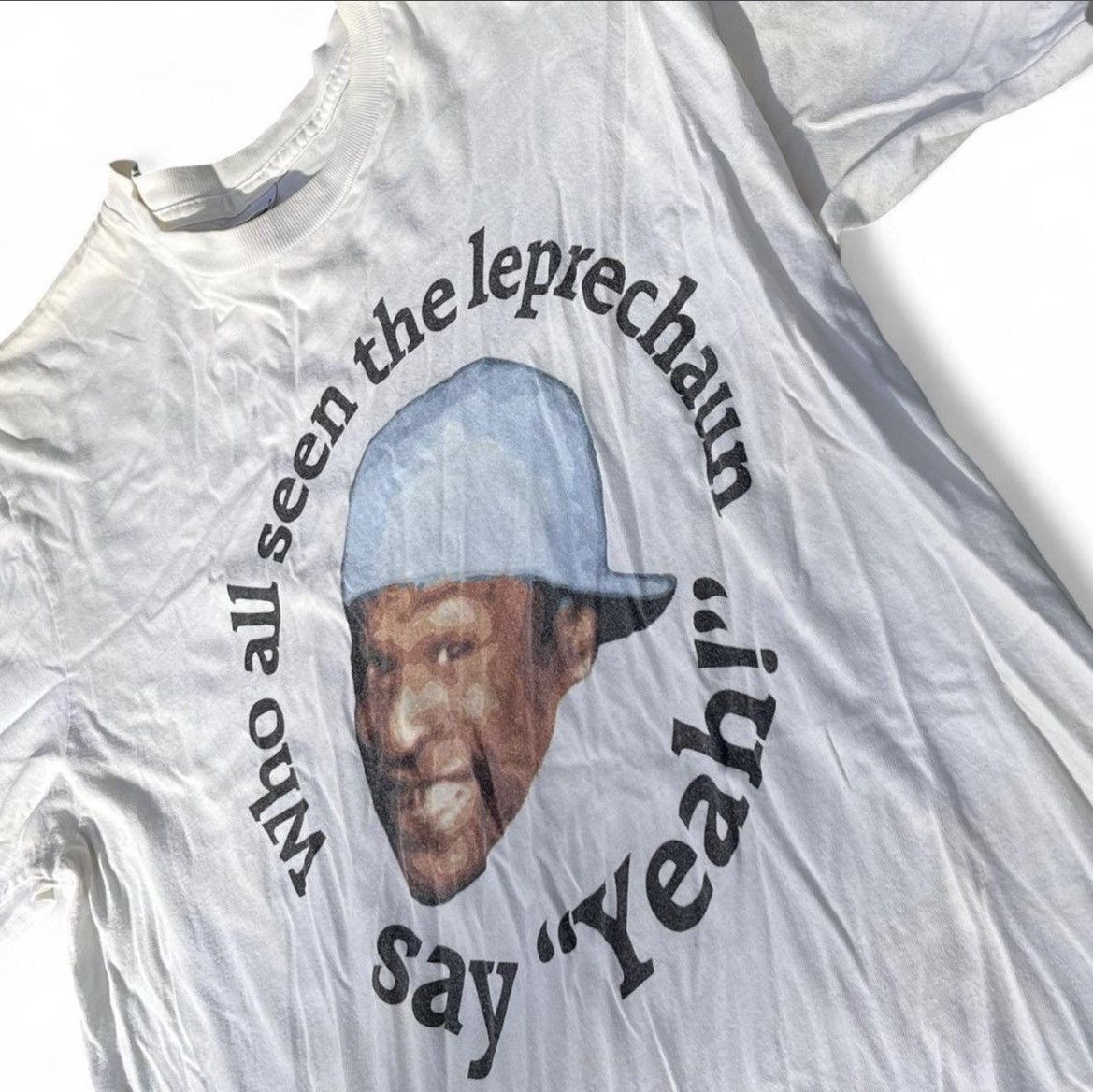 American Apparel Vtg Crichton Alabama Leprechaun Meme T-Shirt | Size M Size US M / EU 48-50 / 2 - 2 Thumbnail
