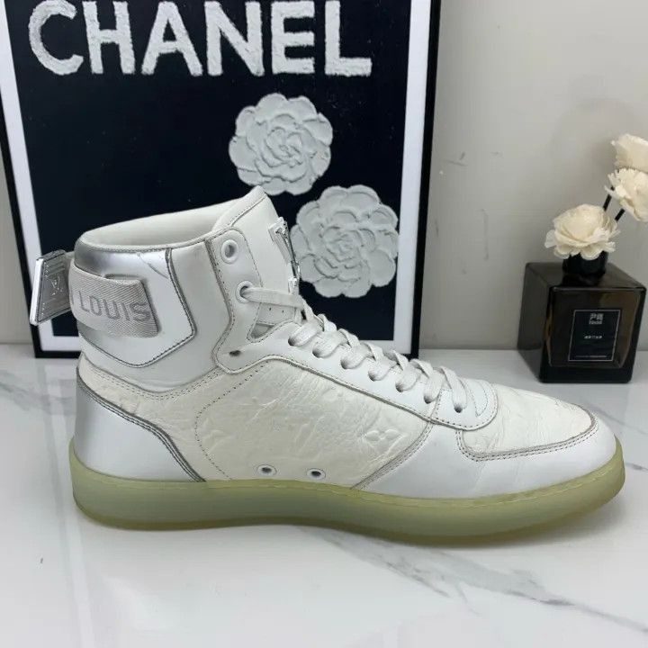 Louis Vuitton Louis Vuitton Rivoli High-Top Fashion Sneakers -2508 Size US 8 / EU 41 - 6 Thumbnail