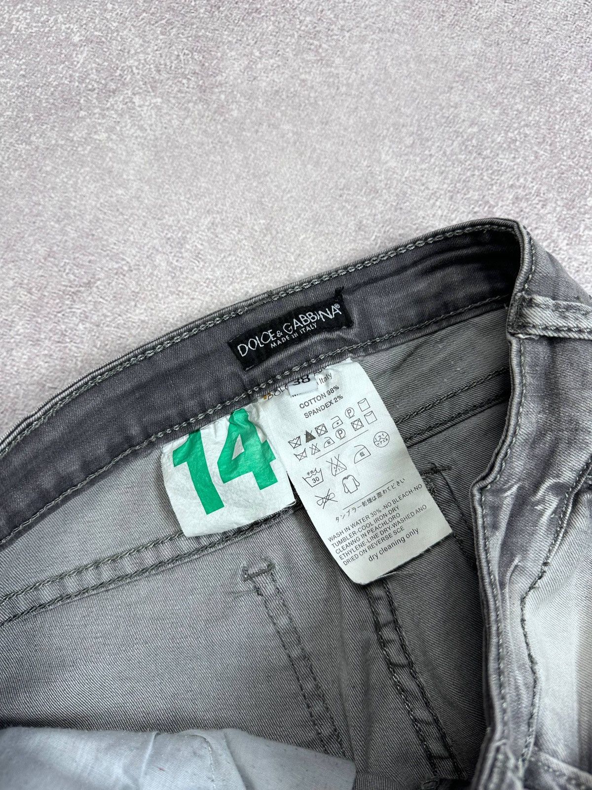 Dolce & Gabbana Vintage Dolce & Gabbana Gold 14 Grey Jeans 38 Size US 30 / EU 46 - 7 Thumbnail