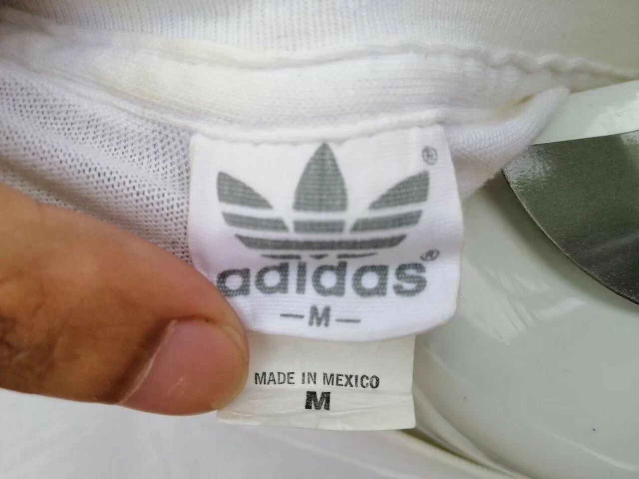 Adidas vintage 90s adidas originals trefoil t shirt 5050 Size US XXL / EU 58 / 5 - 4 Thumbnail