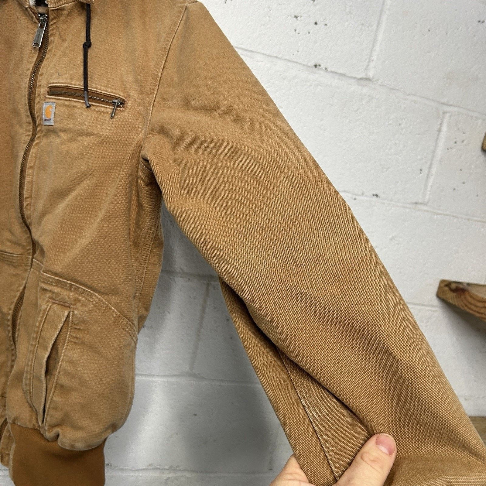 Carhartt Carhartt Sherpa-Lined Wildwood Jacket “Brown” 100815 Size XL / US 12-14 / IT 48-50 - 9 Thumbnail