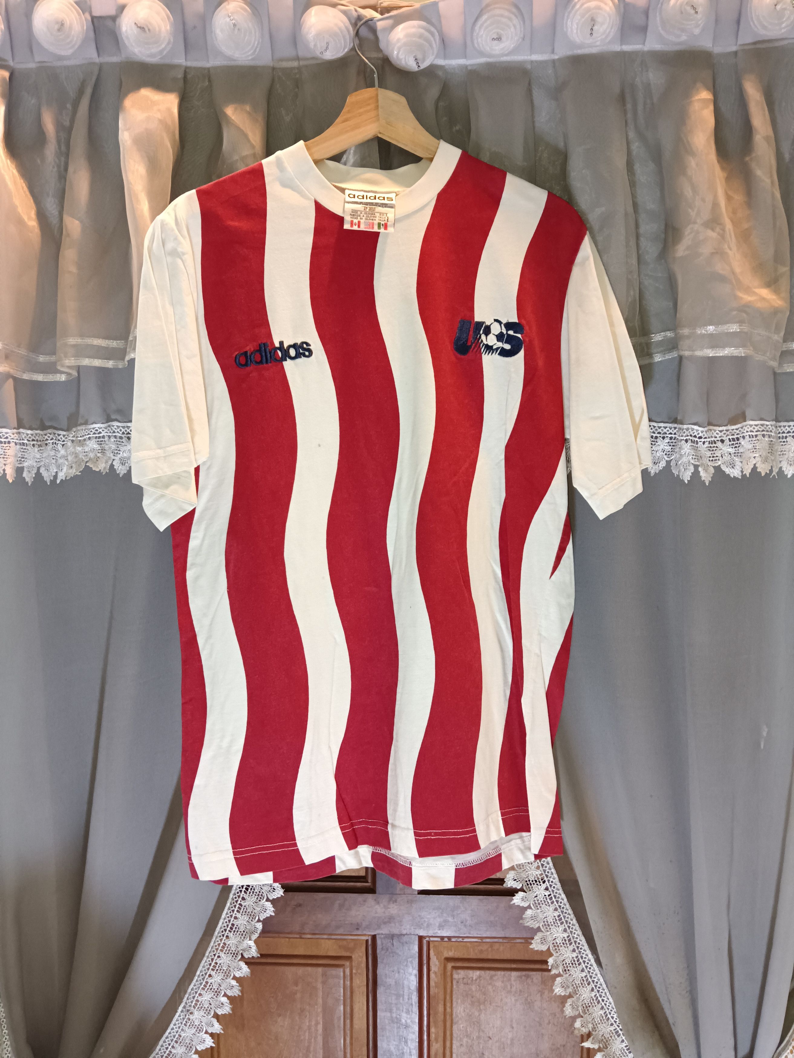 Adidas 1994 Usa training jersey Size US S / EU 44-46 / 1 - 1 Thumbnail