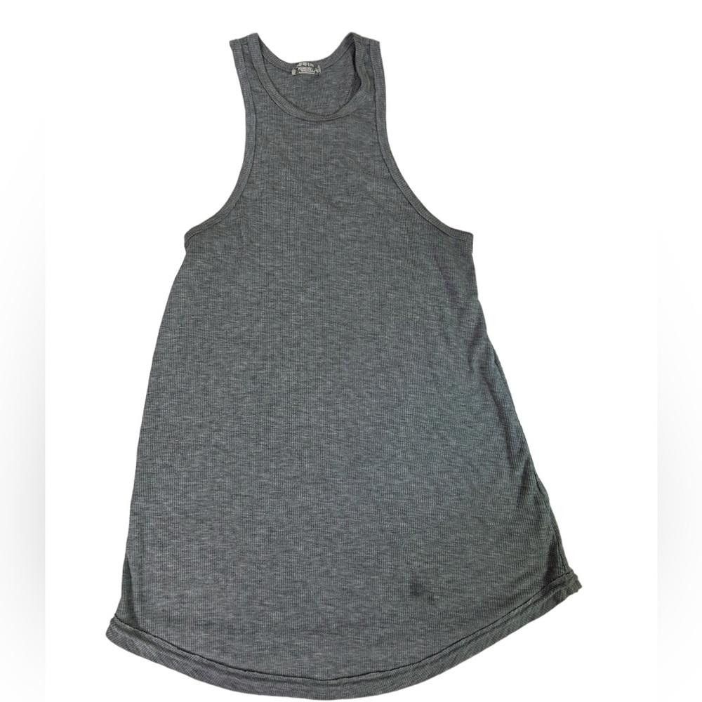 Free People Free People l Long Beach Ribbed Tank Gray Medium Size M / US 6-8 / IT 42-44 - 2 Thumbnail