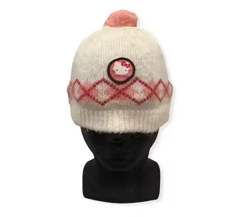 Cartoon Network Vintage Hello Kitty Cartoon Beanie Hat Size ONE SIZE - 2 Thumbnail