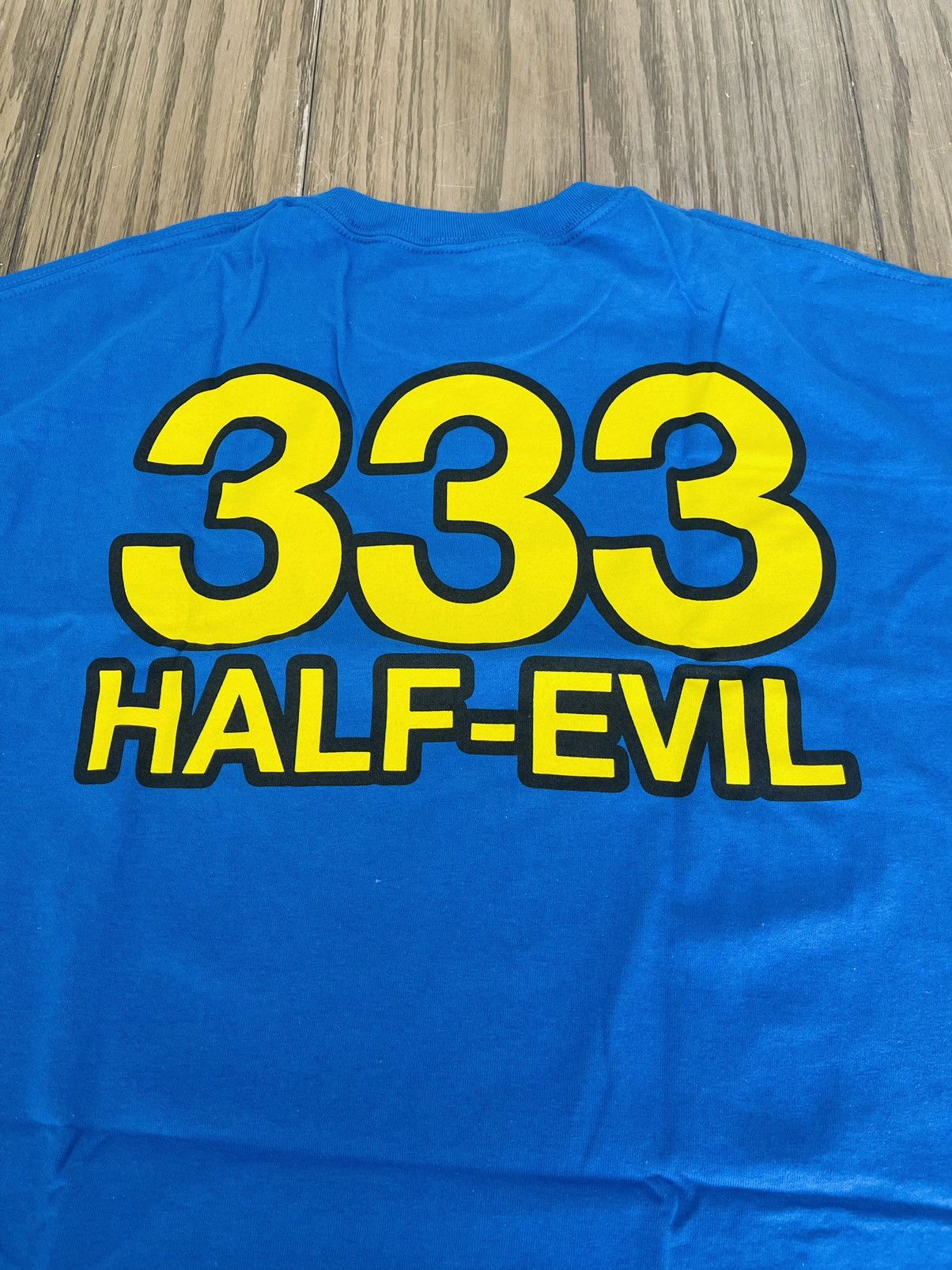 Half Evil ⚡️ Half Evil 333 Forever Logo Blue Yellow Size XL ⚡️ Size US XL / EU 56 / 4 - 1 Thumbnail