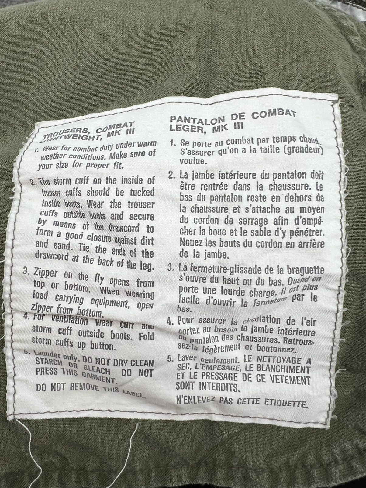 Other Canadian MK3 Military Cargo Combat Trousers 8415-21-899-2521 Size US 34 / EU 50 - 4 Thumbnail