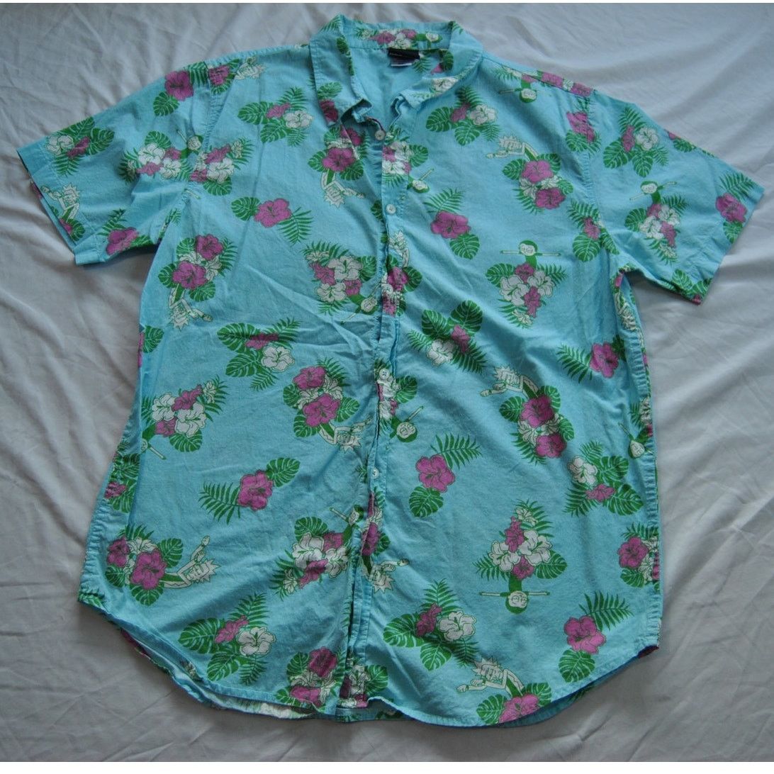 Other Rick & Morty Hawaiian Button Down Shirt XL Size US XL / EU 56 / 4 - 1 Thumbnail