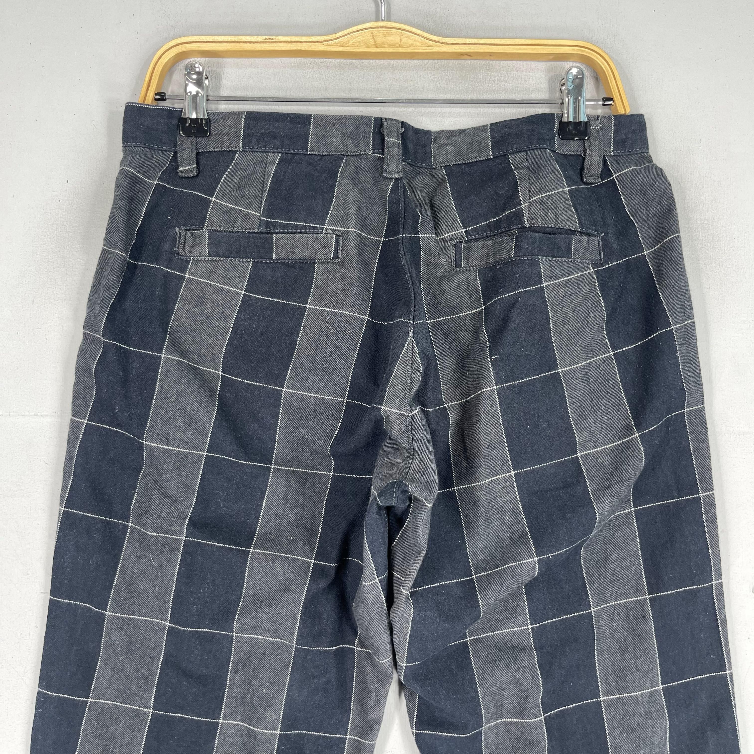 Japanese Brand × Vintage Size 31 Vintage WHEART Japanese Checkered Cropped Pants Size US 31 - 7 Thumbnail