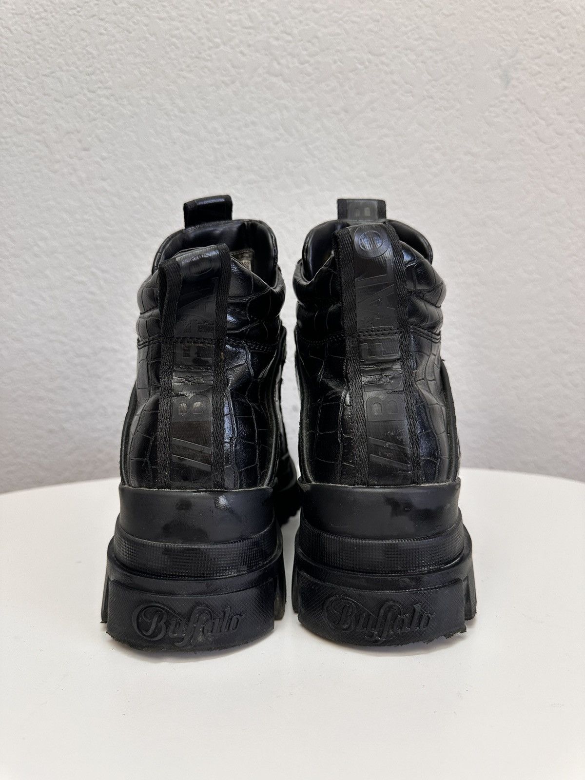 Buffalo London Vintage Buffalo platform black leather boots Ghotic As 98 Size US 9 / IT 39 - 9 Thumbnail