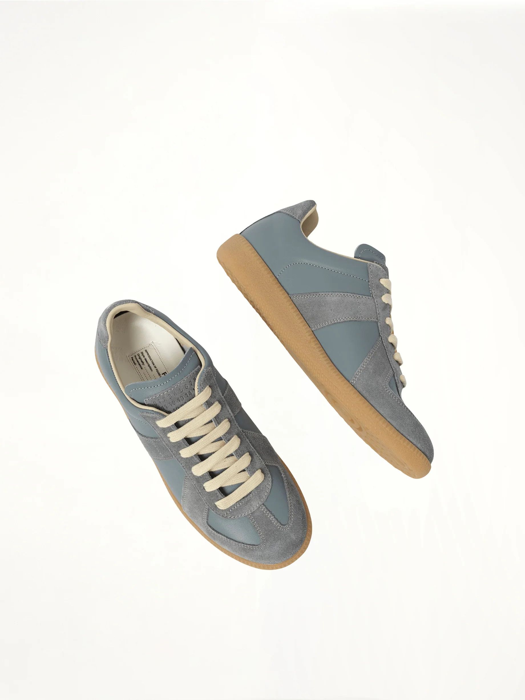 Maison Margiela o1w1db11225 Replica Low-Top Sneakers in Cloud Size US 10 / IT 40 - 4 Thumbnail