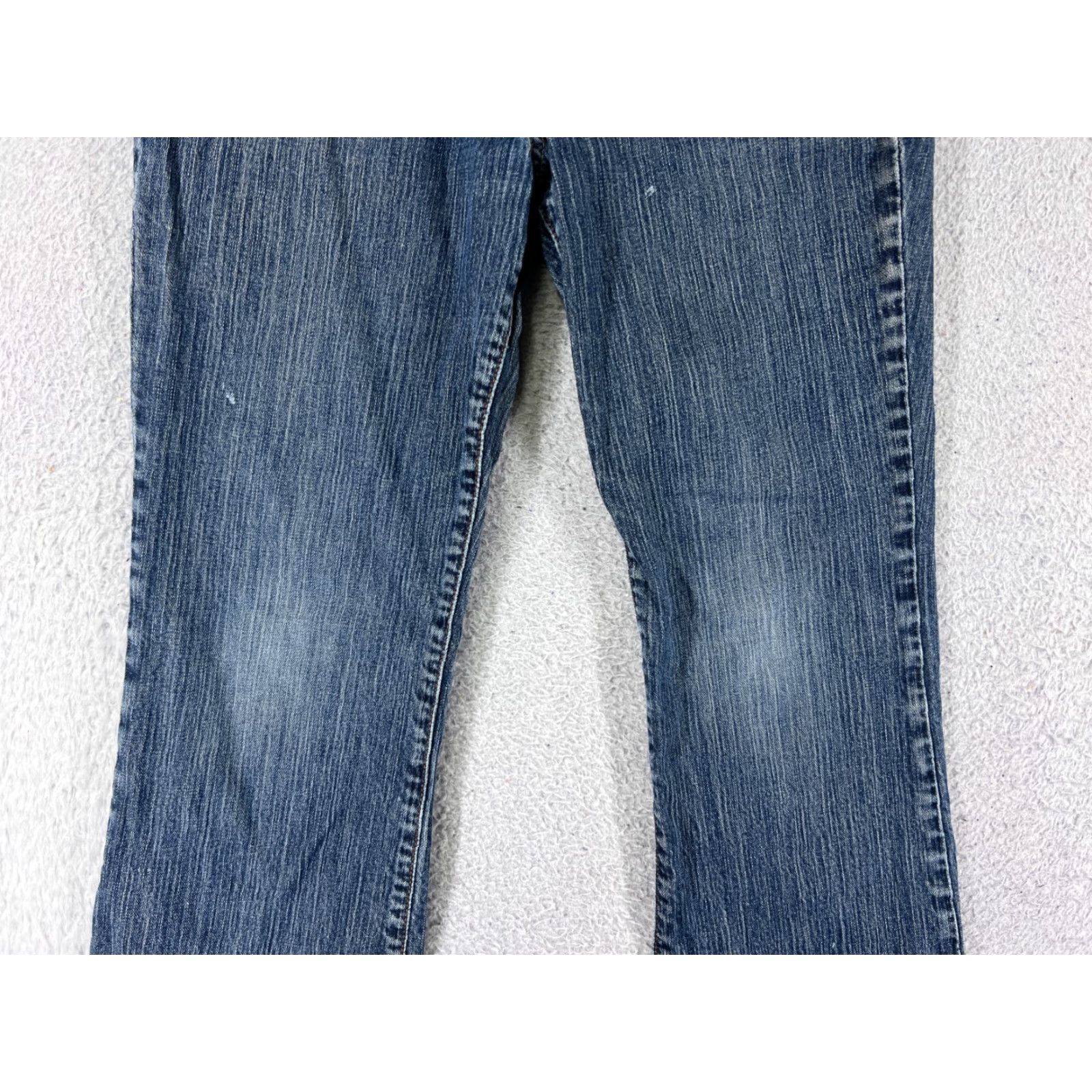 Eddie Bauer Eddie Bauer Jeans Womens 6 Blue Denim Bootcut Mid Rise Cotton Blend 26x27 Adult Regular Navy Mens Women Girls Size 28" / US 6 / IT 42 - 5 Thumbnail