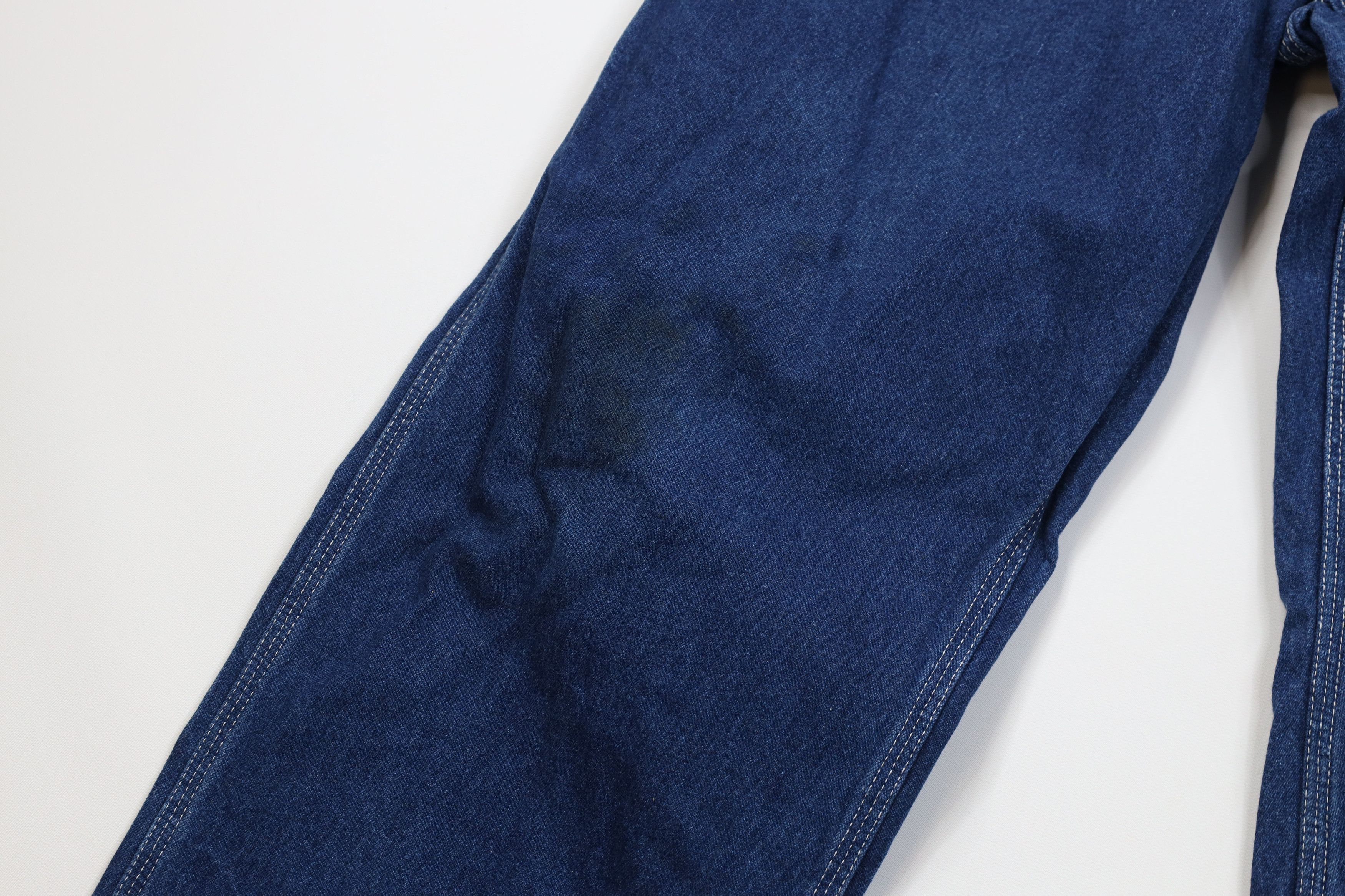 Carhartt Vintage 90s Carhartt Wide Leg Dungaree Denim Jeans Blue USA Size US 34 / EU 50 - 6 Thumbnail