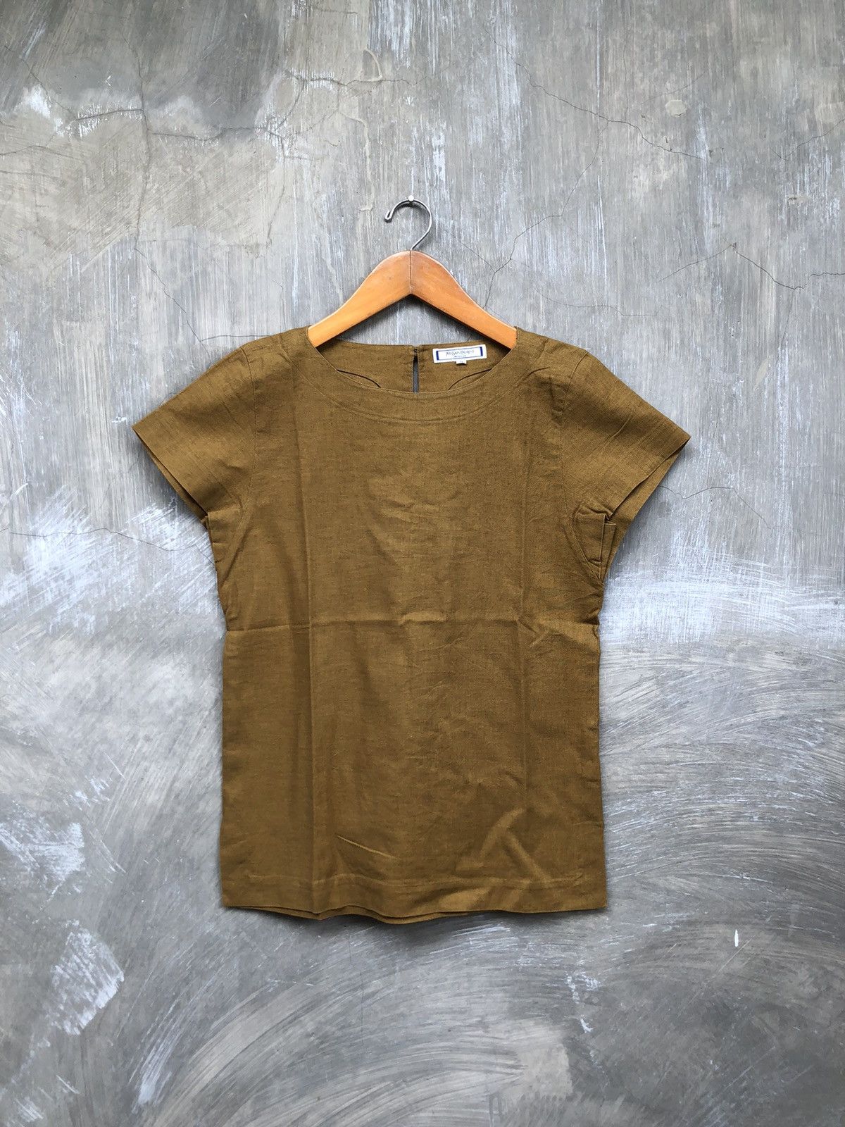 Yves Saint Laurent Yves Saint Laurent Brown Women Tops Blouse Size S / US 4 / IT 40 - 1 Thumbnail