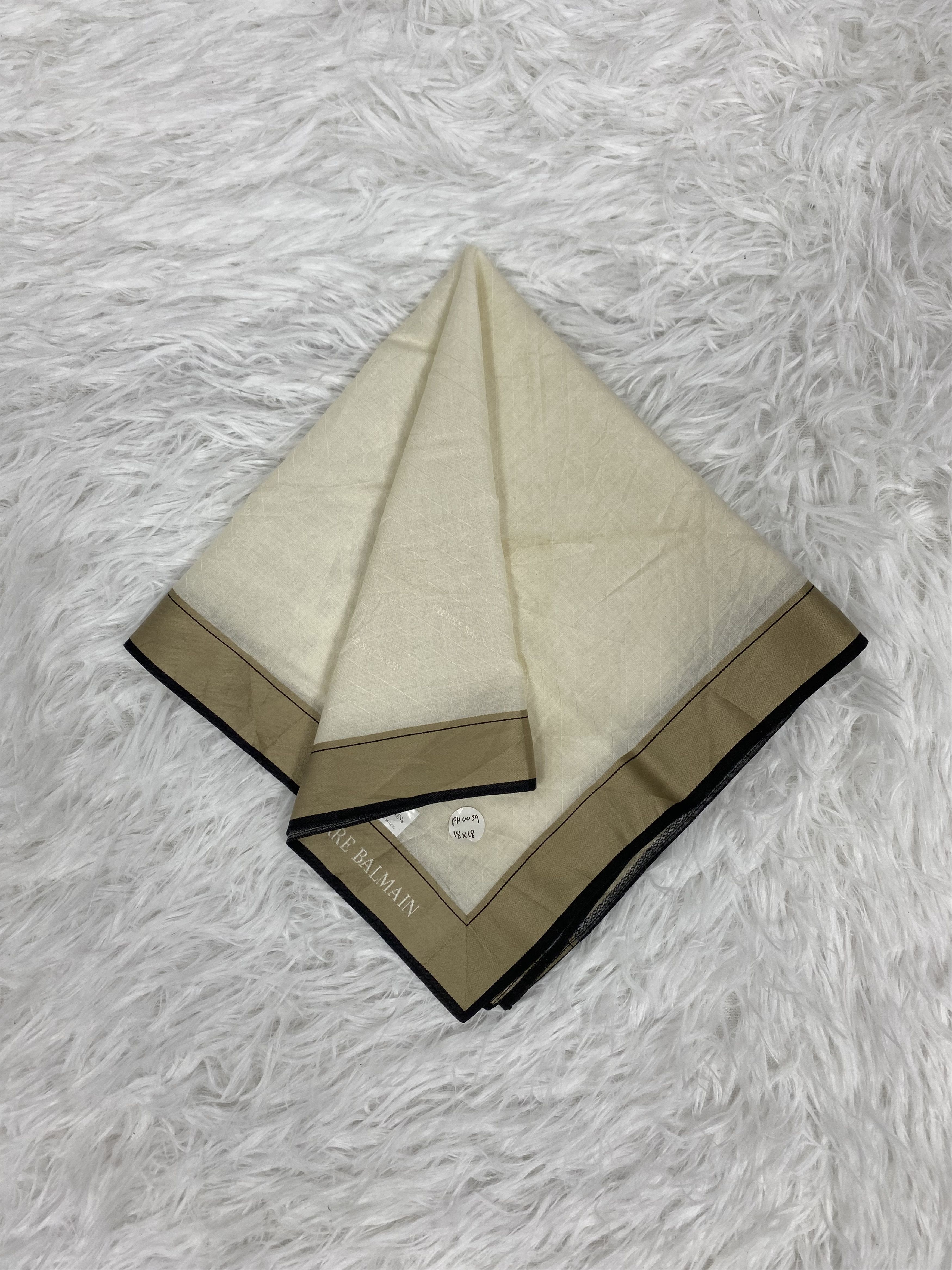 Pierre Balmain Vintage Pierre Balmain Handkerchief PH0039 Size ONE SIZE - 1 Thumbnail