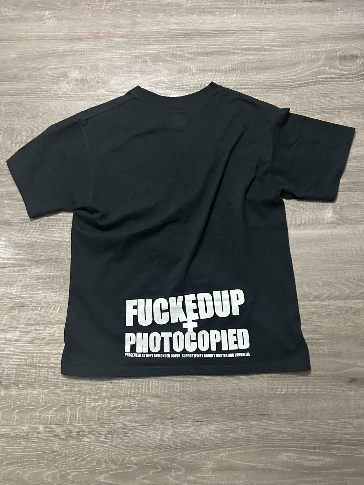 undercover fucked up + photocopied tee shirt
