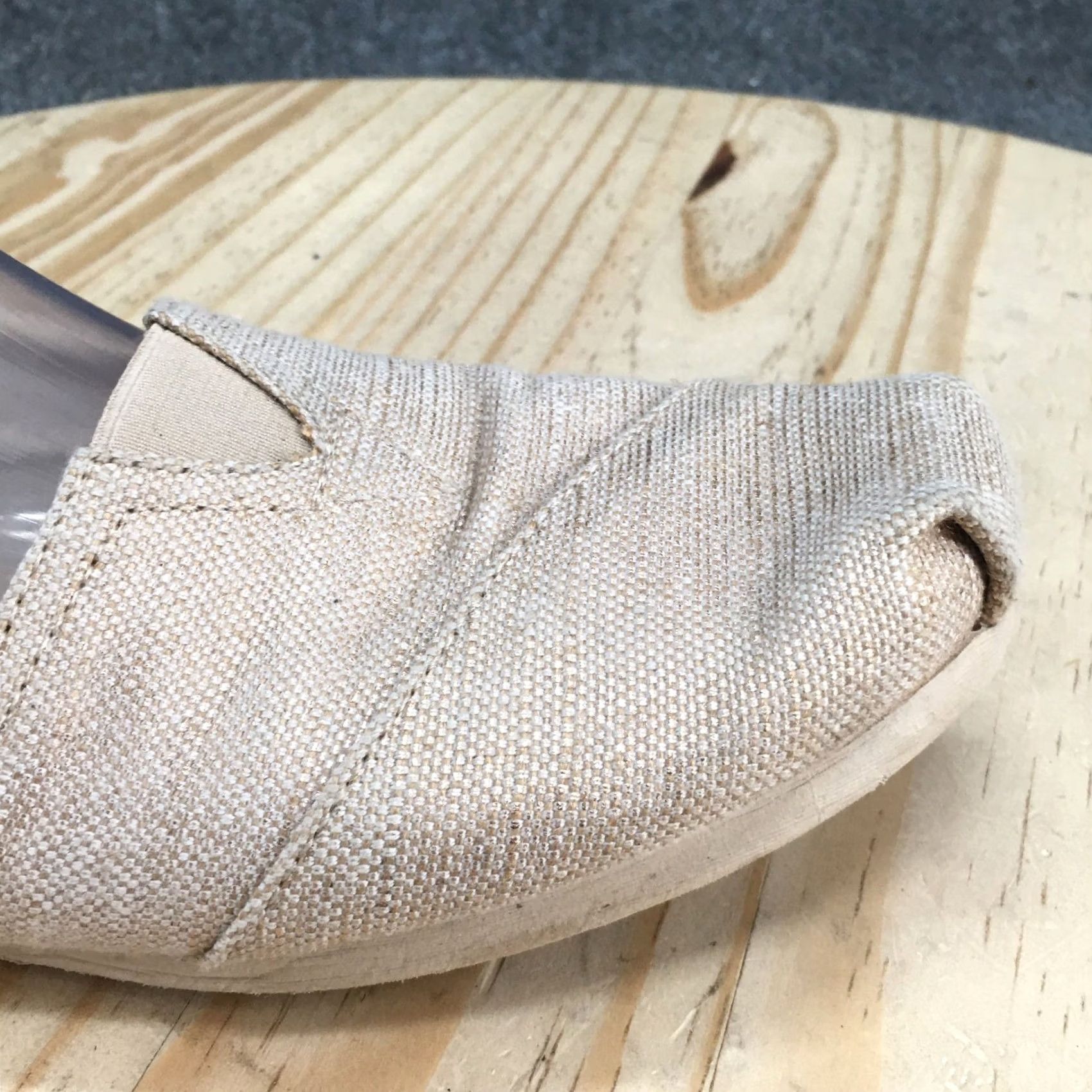 Toms TOMS Alpargatas Slip-On Beige Casual Comfort Low Top Womens 10 Shoes Size L / US 10 / IT 46 - 3 Thumbnail