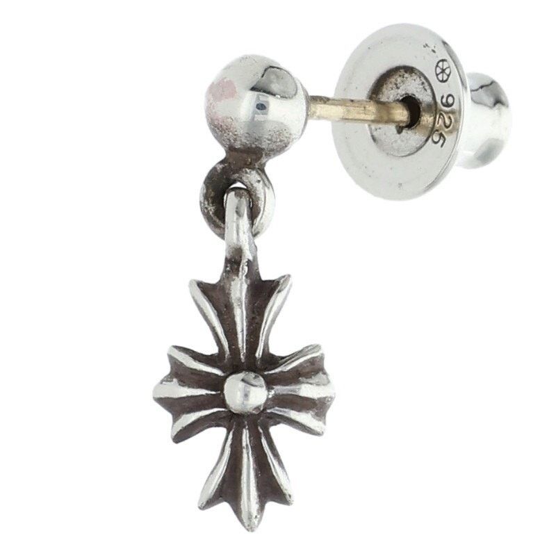 Chrome Hearts Chrome Hearts Tiny ECH Plus Drop Earring Size ONE SIZE - 1 Thumbnail