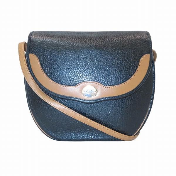 Dior Dior Dior Leather Black Brown Shoulder Bag Leather Shoulder Bag in Good Condition Size ONE SIZE - 1 Thumbnail