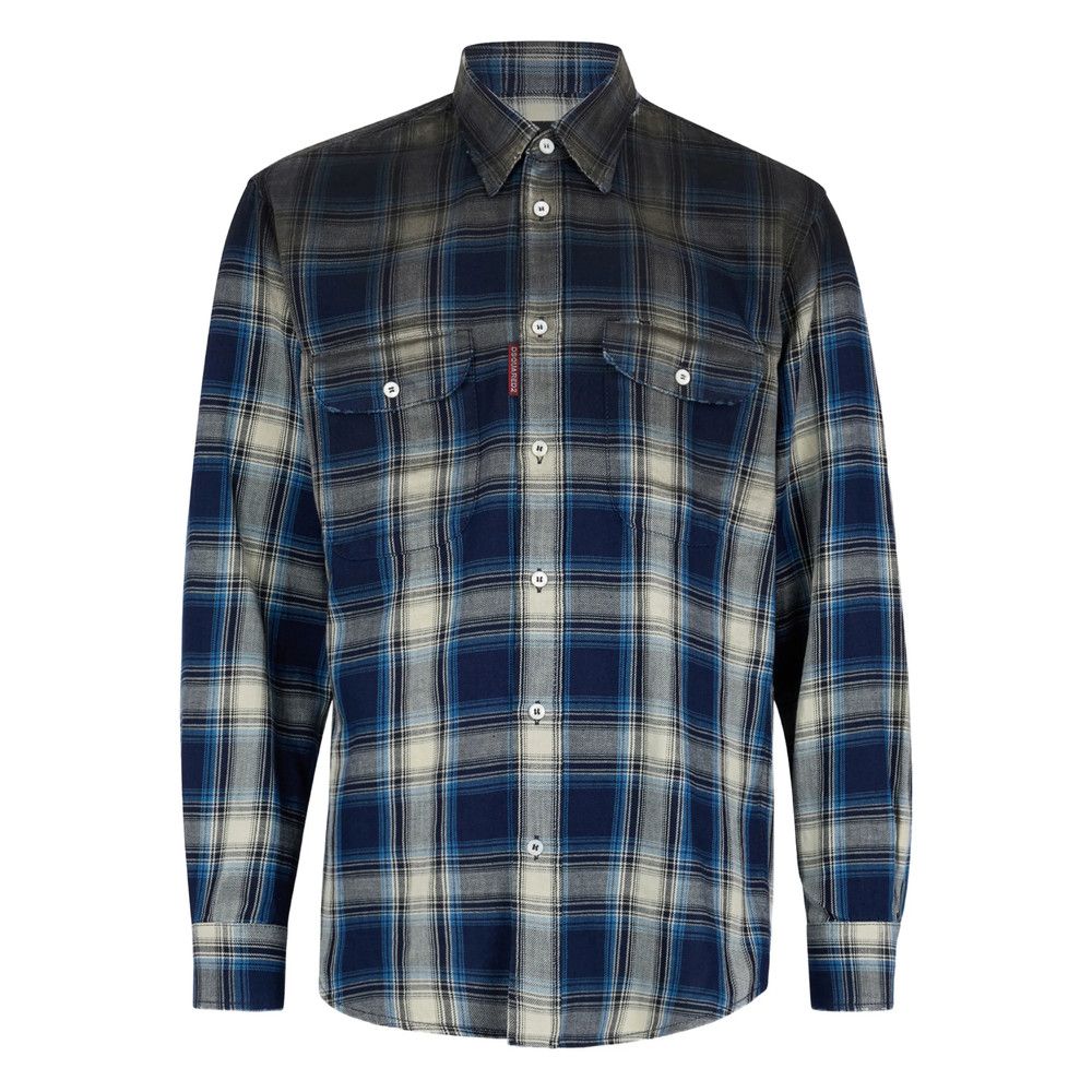 Dsquared2 Dsquared2 BLUE Shirts Size US XL / EU 56 / 4 - 1 Thumbnail