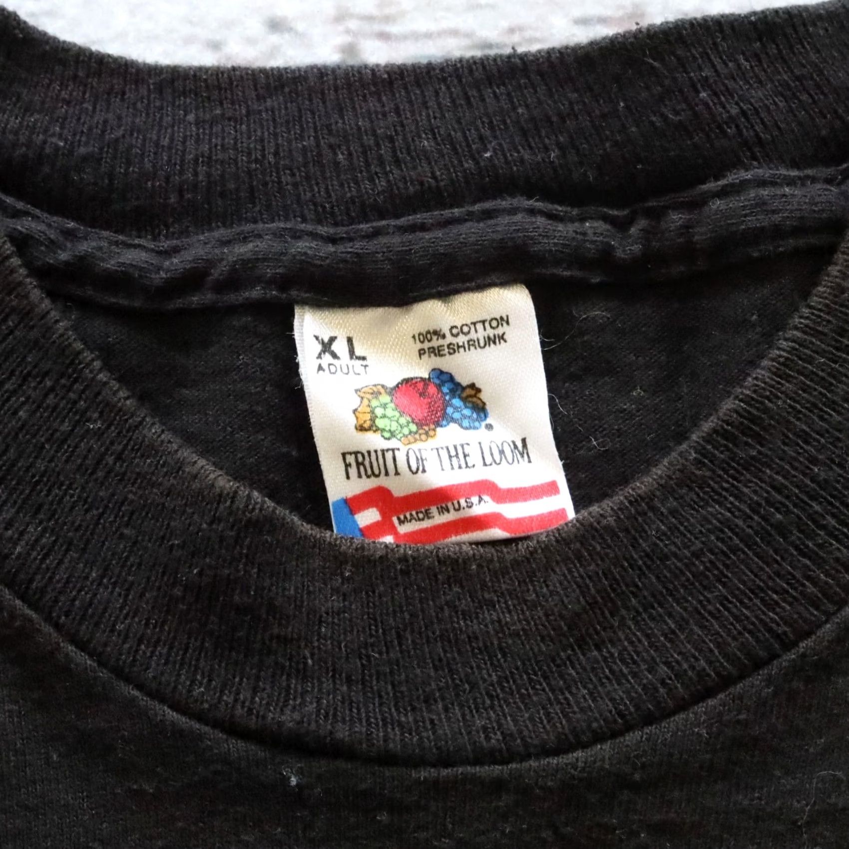 Fruit Of The Loom Vintage 90s Books In The Hood TShirt Black XL Mens T-Shirt Built in USA Single Stitch Fruit of the Loom Size US XL / EU 56 / 4 - 6 Thumbnail