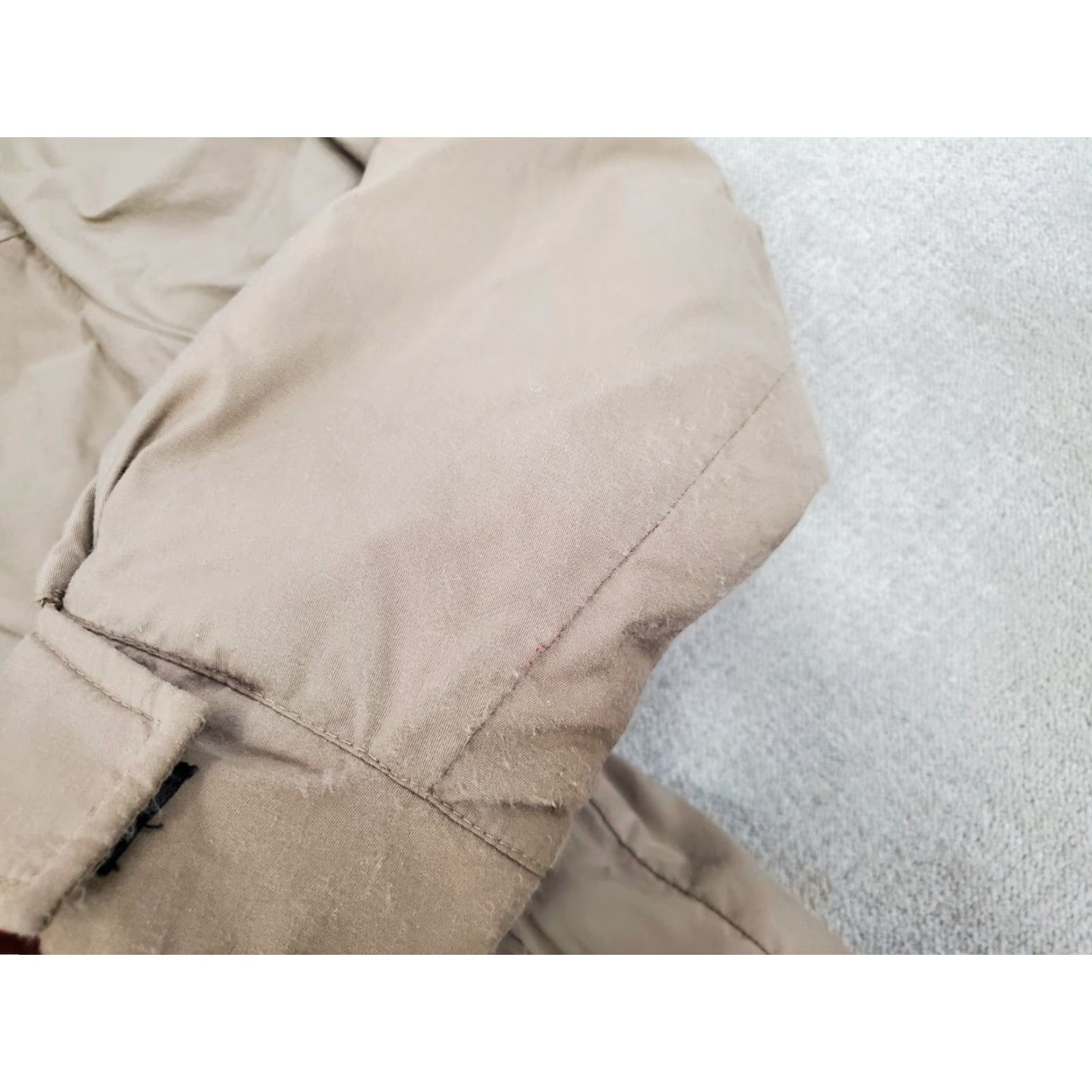 Pendleton VINTAGE Pendleton Jacket Mens XL Beige Wool Lined Coat Field Chore Military Jacket 80s 90s Outdoorsman Pockets Mens Size US XL / EU 56 / 4 - 5 Thumbnail