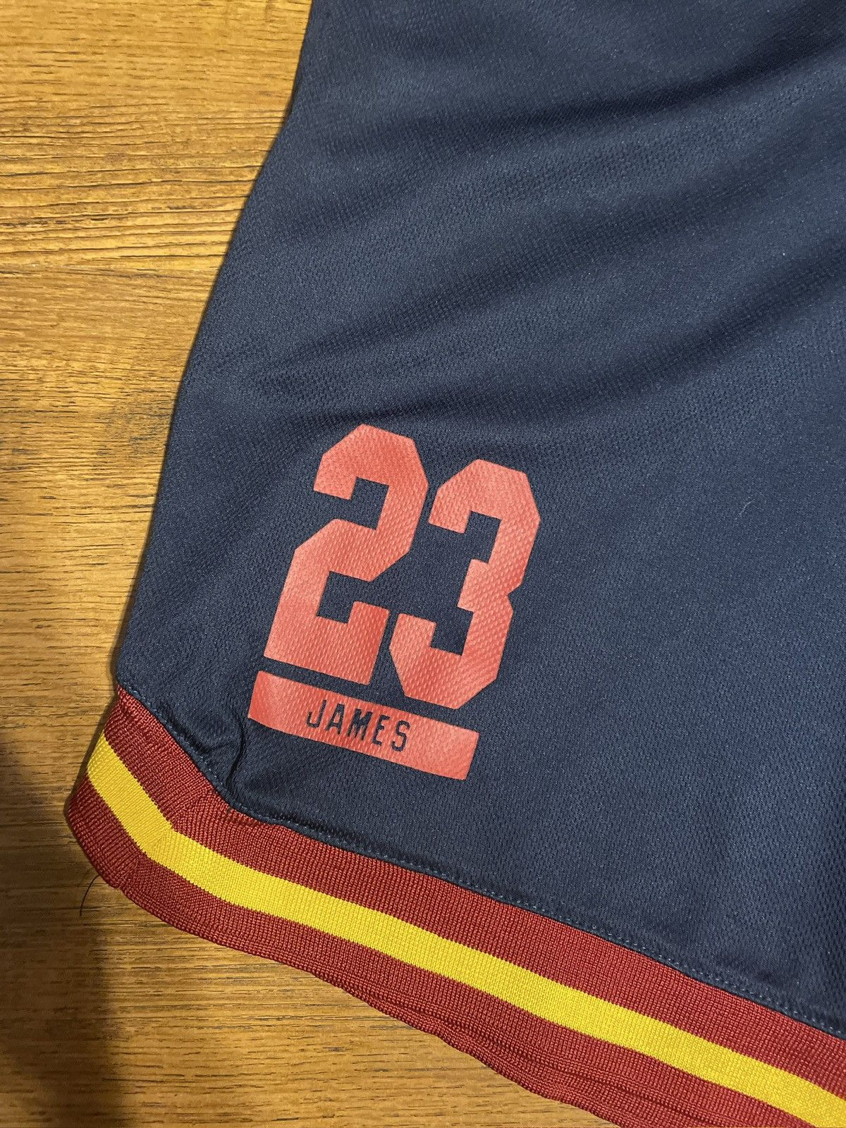 NBA Vintage Adidas NBA Cleveland Cavaliers LeBron James Shorts Size US 32 / EU 48 - 6 Thumbnail