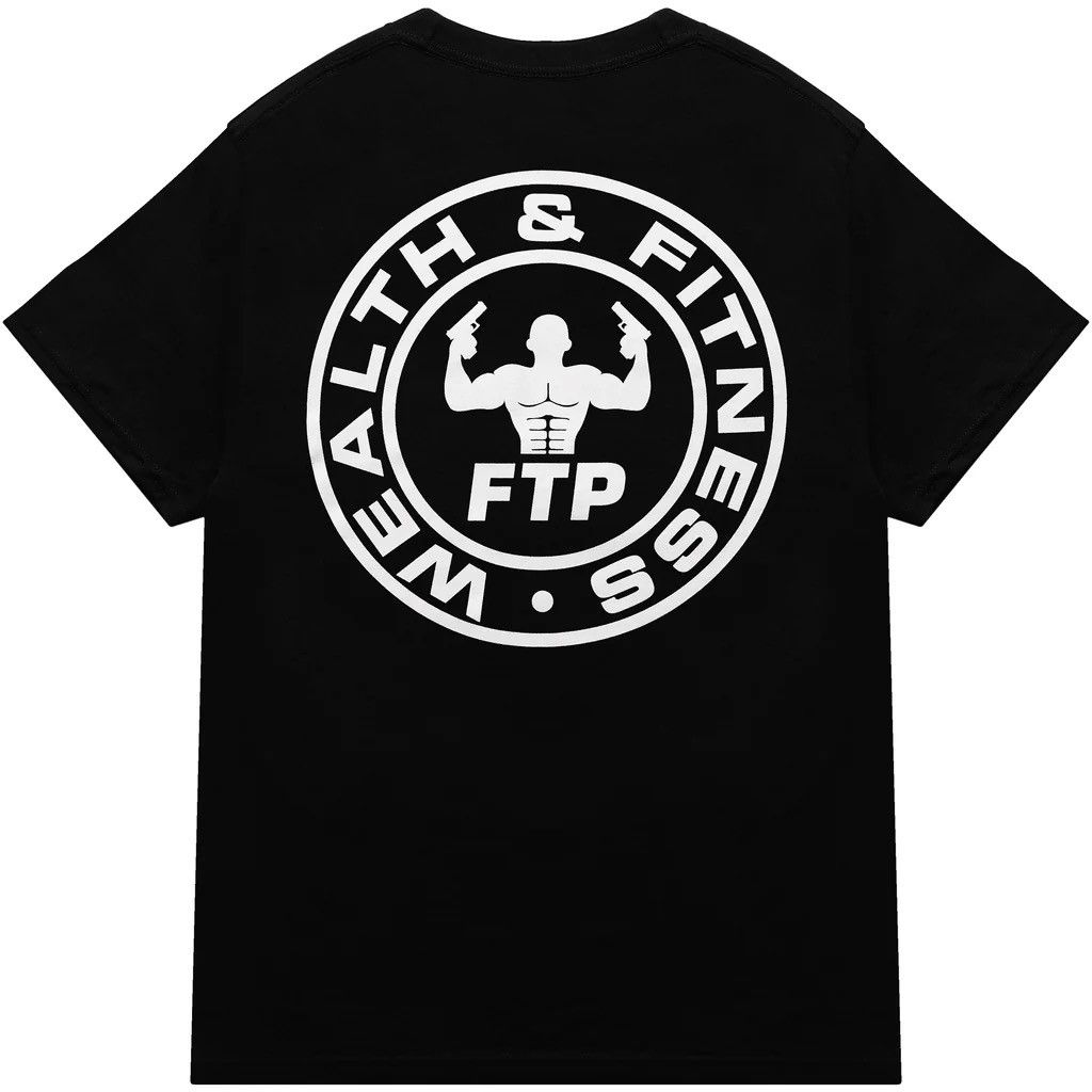 image of Fuck The Population Size 3Xl Ftp Fitness Tee (Black), Men's